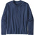 Patagonia Men's Long-Sleeved Organic Cotton Lightweight Henley Pullover Wavy Dobby: Stone Blue