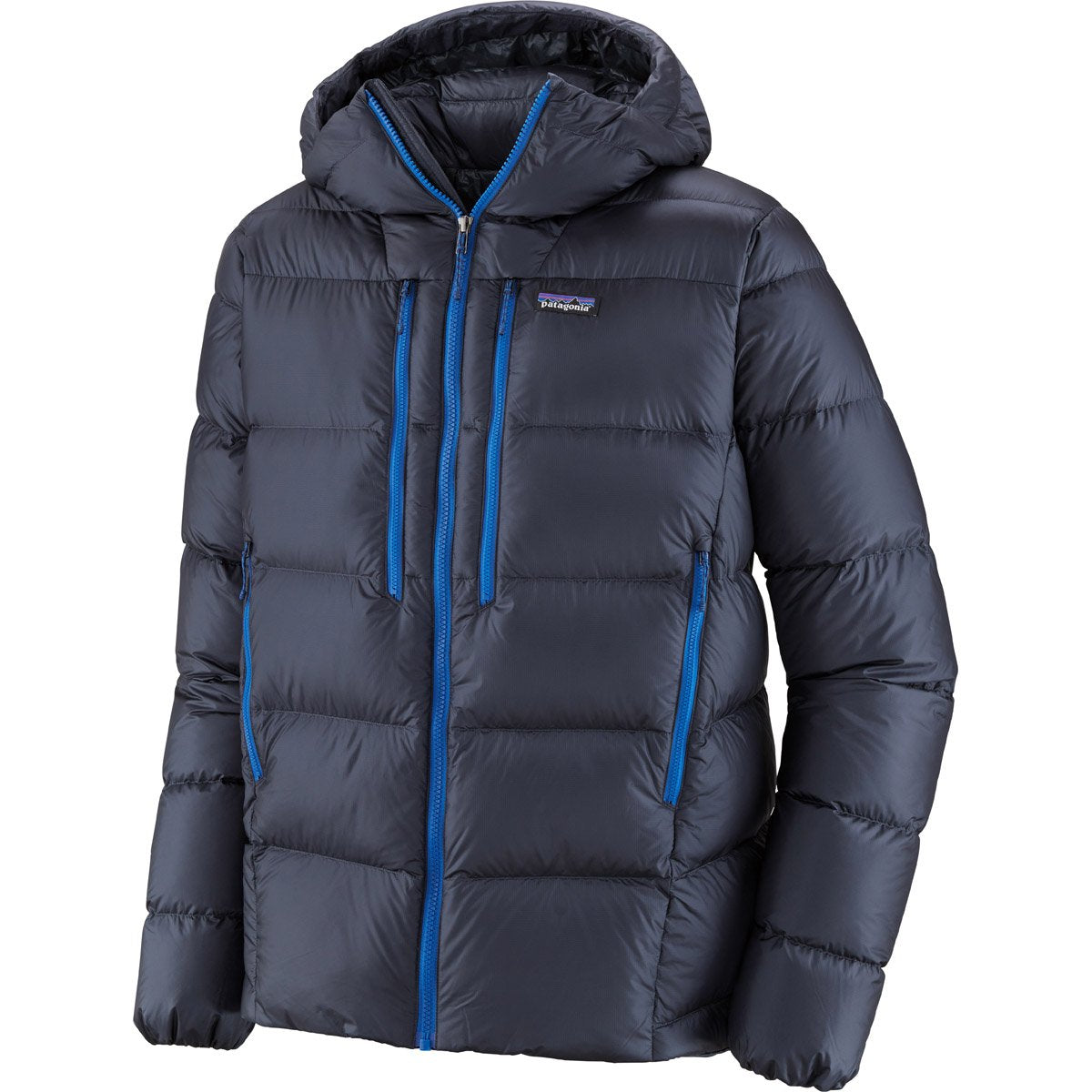 Men&#39;s Fitz Roy Down Hoody-Patagonia-Smolder Blue-M-Uncle Dan&#39;s, Rock/Creek, and Gearhead Outfitters