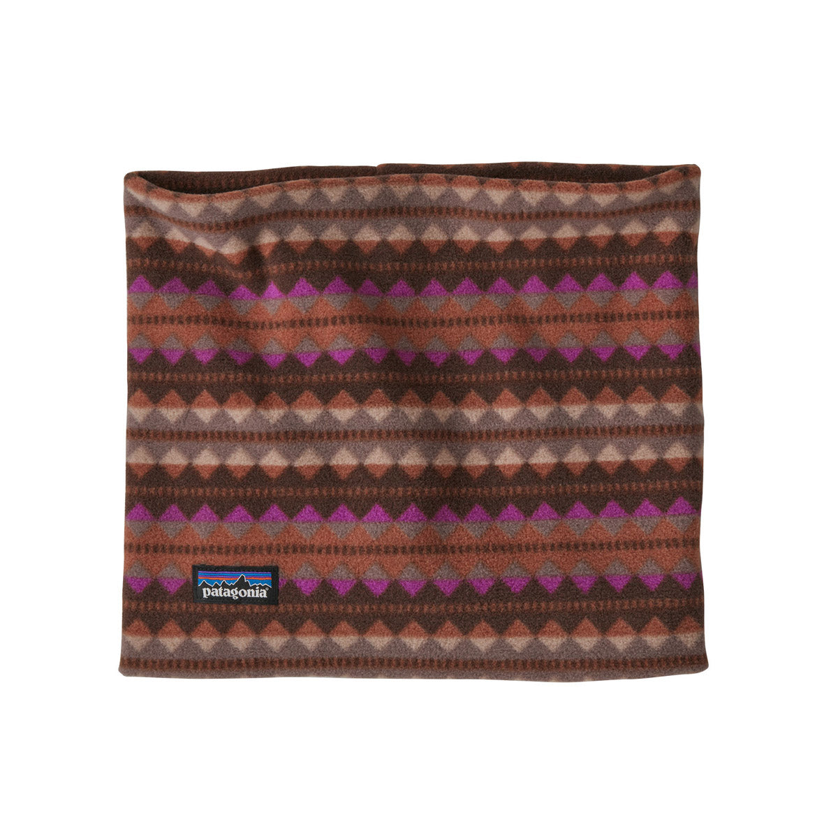 Patagonia Micro D Gaiter Diamond Stripe: Sisu Brown