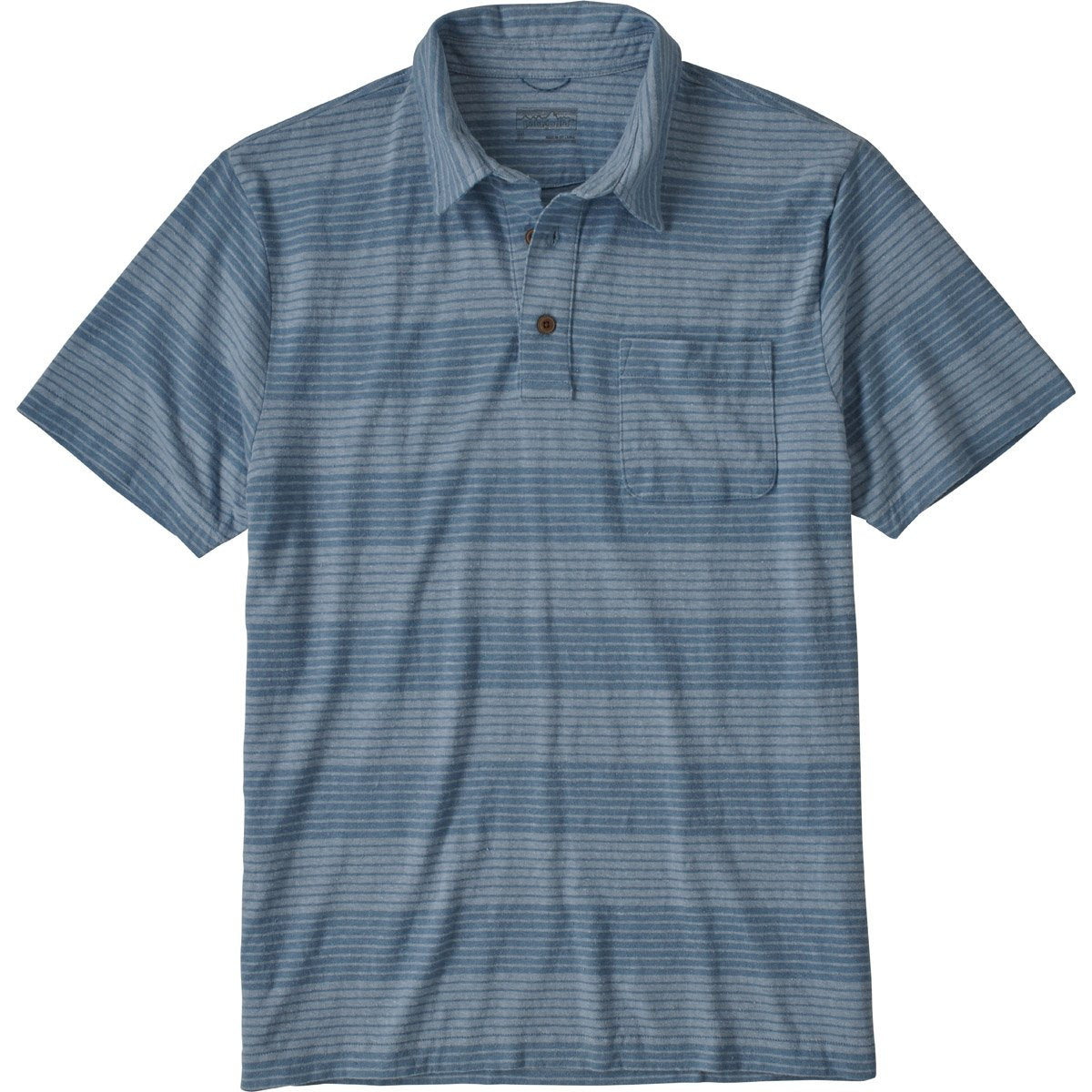 Patagonia Men&#39;s Trail Harbor Polo Roving: Pigeon Blue