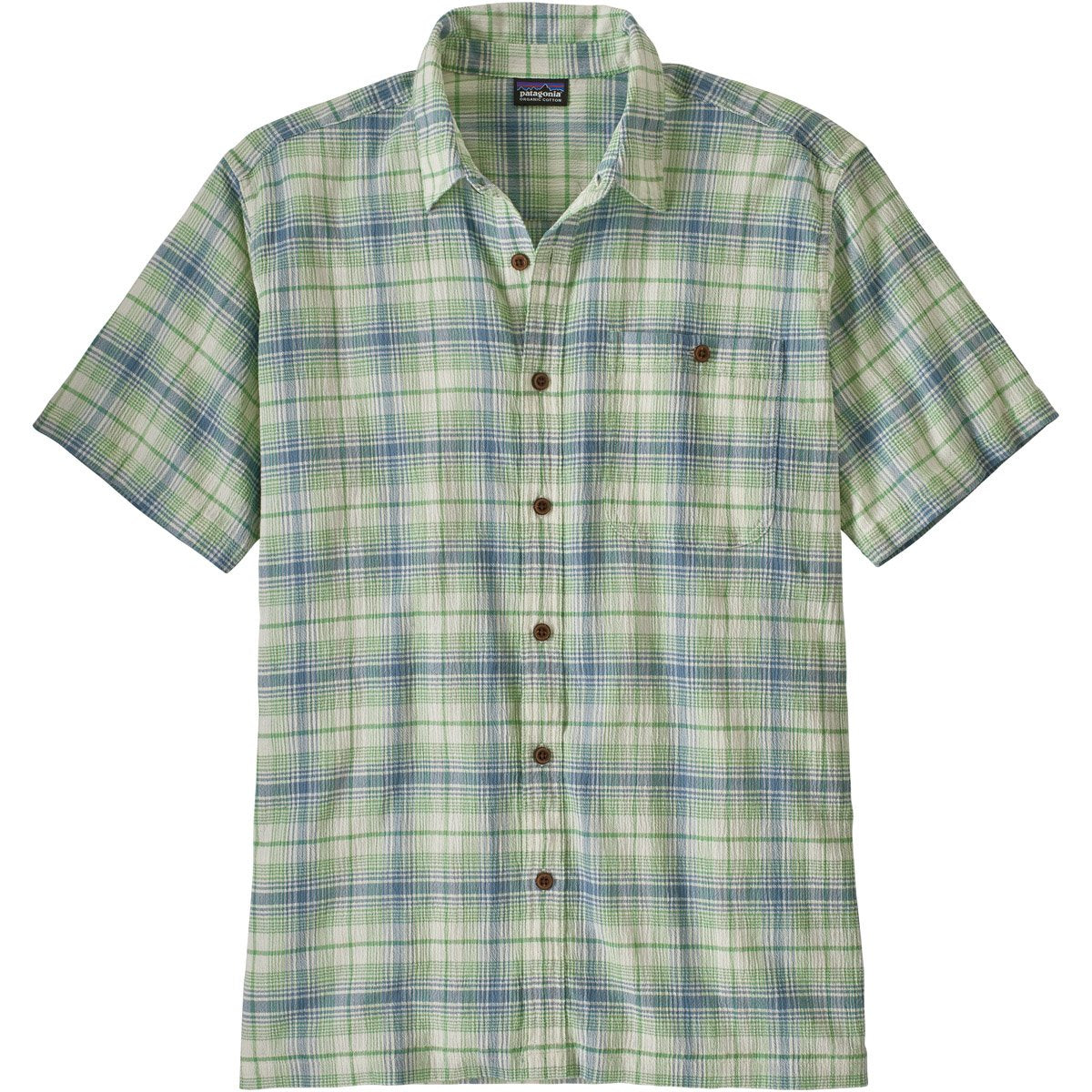 Patagonia Men&#39;s A/C Buttondown Shirt Coop: Thistle Green