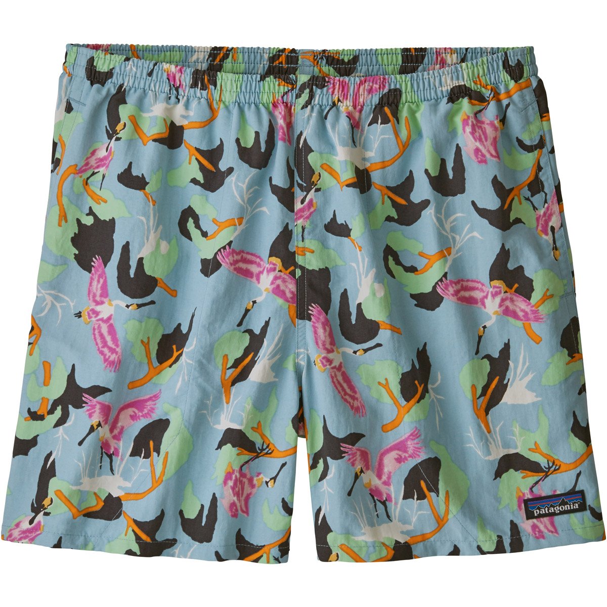 Patagonia Men's Baggies Shorts - 5" Spoonbills: Big Sky Blue