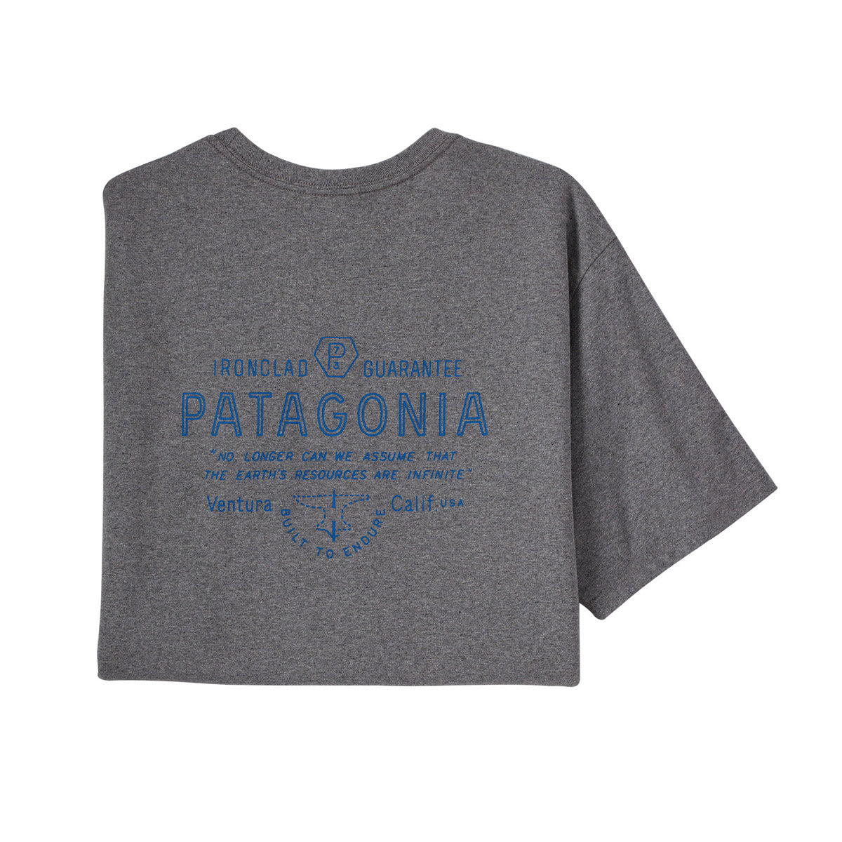 Patagonia Men&#39;s Forge Mark Responsibili-Tee Gravel Heather