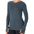 Free Fly Apparel Women's Bamboo Midweight Long Sleeve Blue Dusk