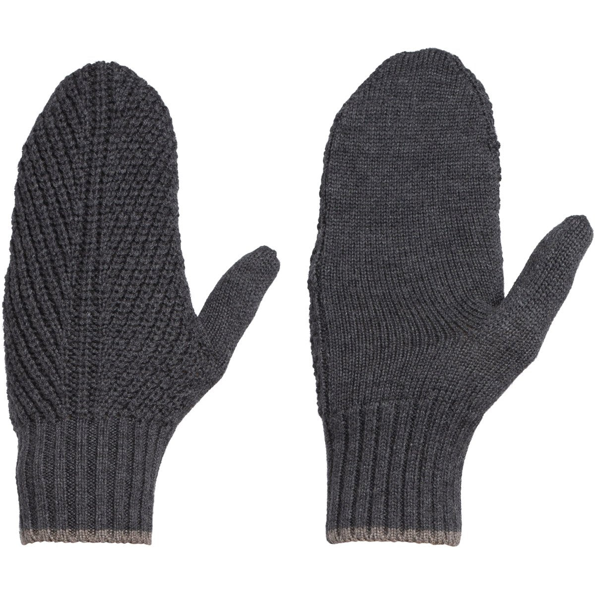Icebreaker Waypoint Mittens Charcoal Heather