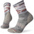 Smartwool Women's PhD Outdoor Light Pattern Hiking Mid Crew Socks ight Gray / L