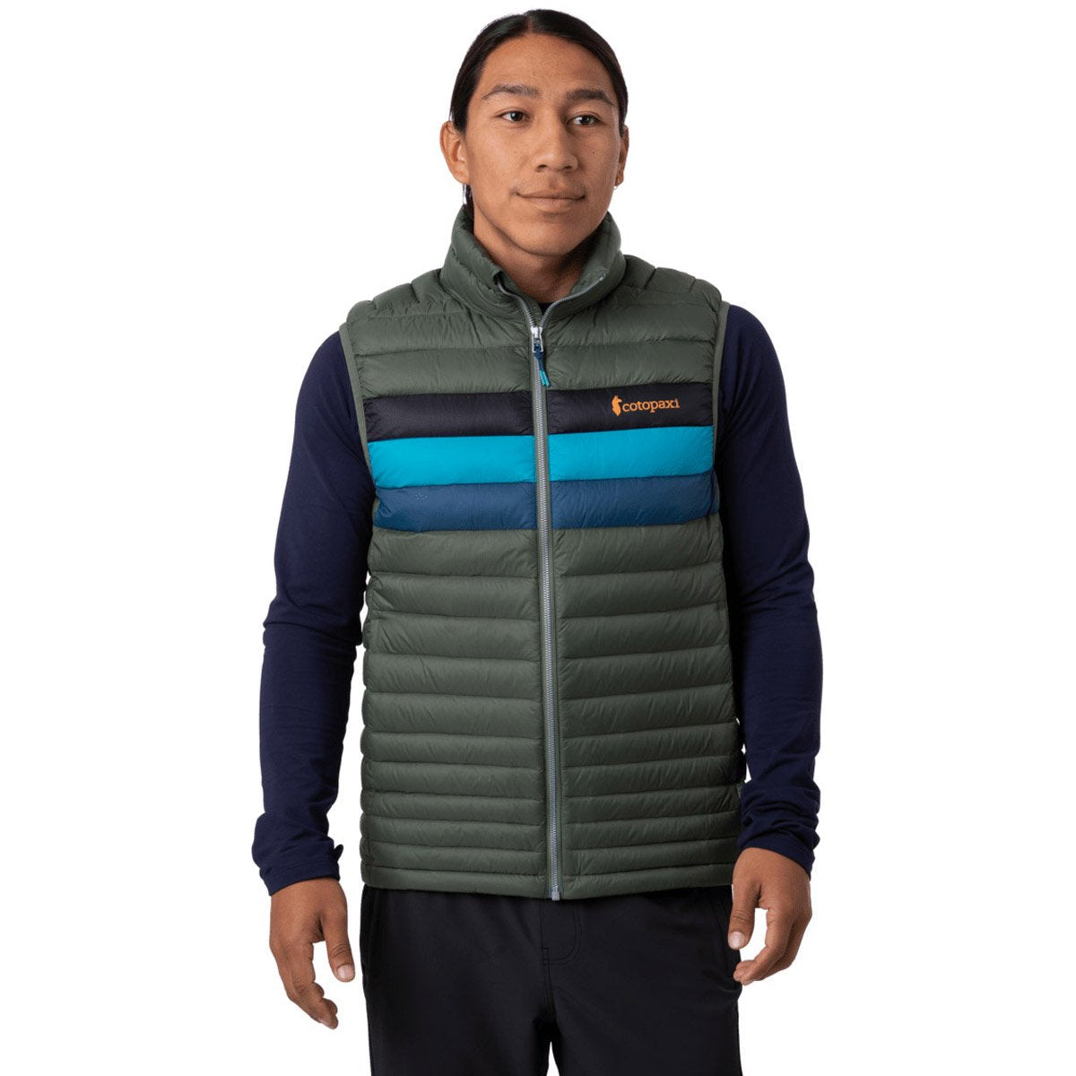 Cotopaxi Men's Fuego Down Vest pruce Stripes / S
