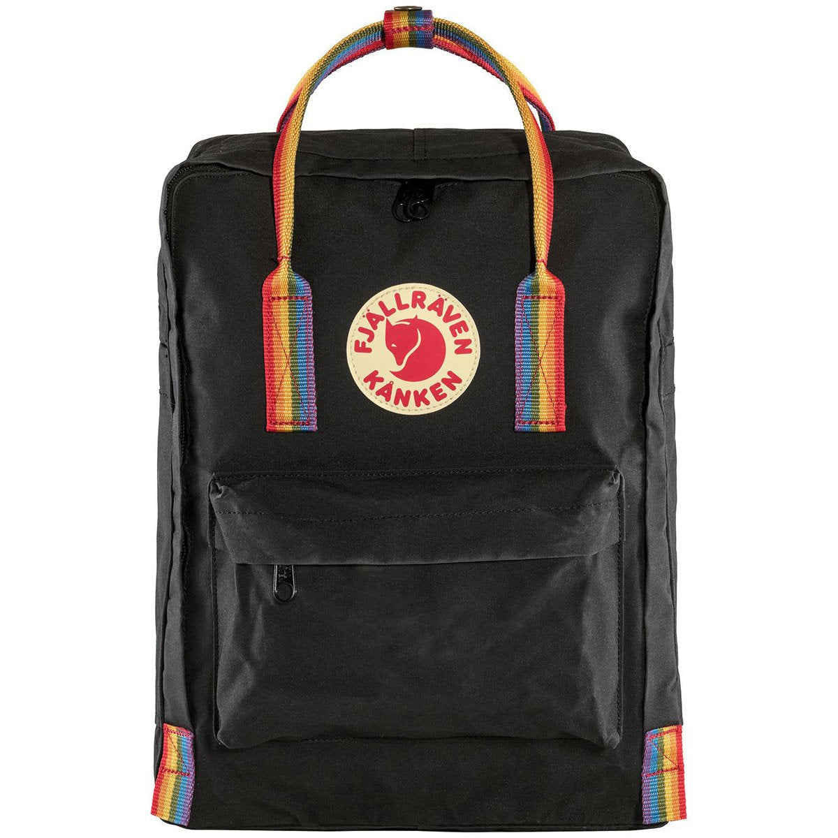 Fjallraven Kanken Rainbow Black-Rainbow Pattern