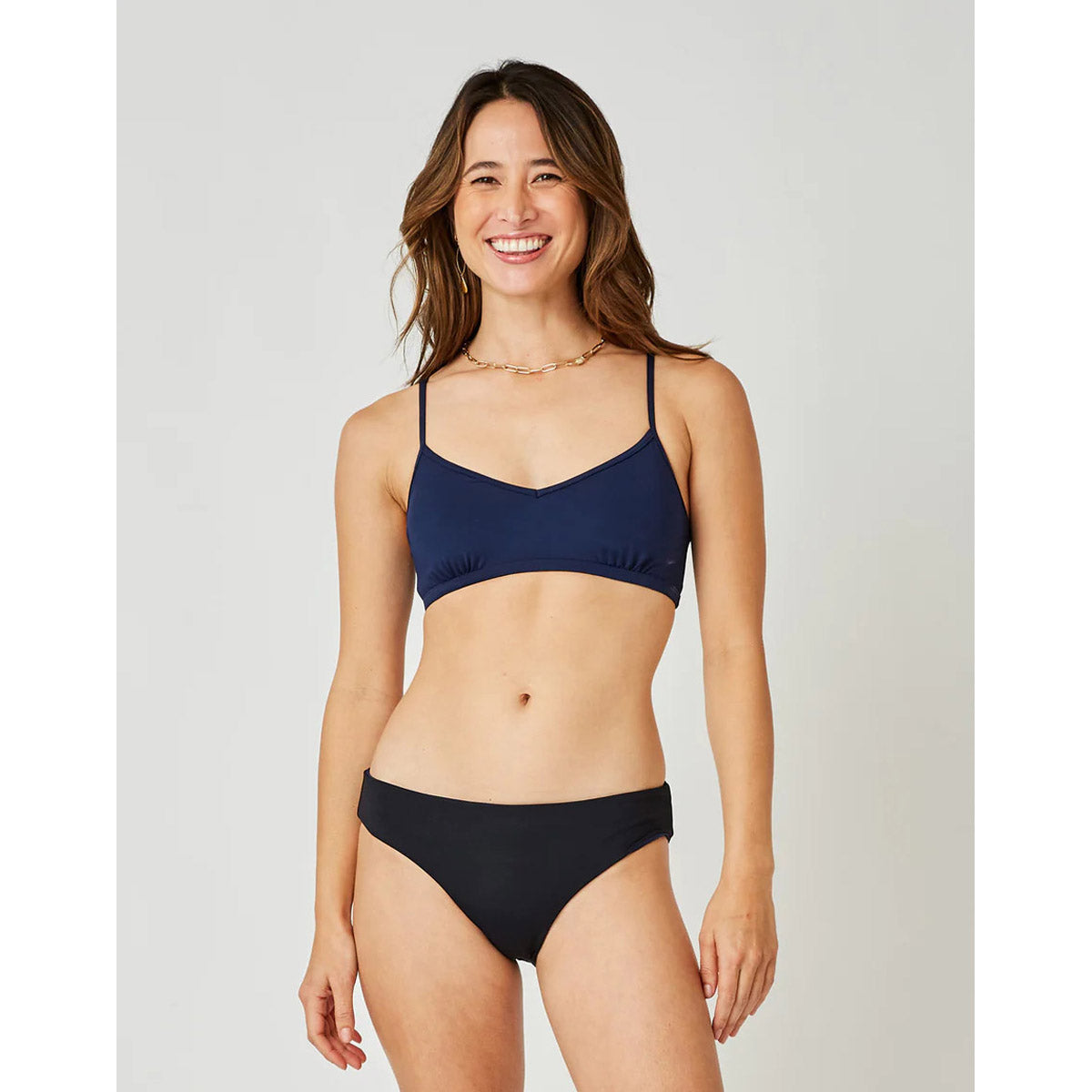 Carve Designs Women's St. Barth Reversible Bottom Black/Navy